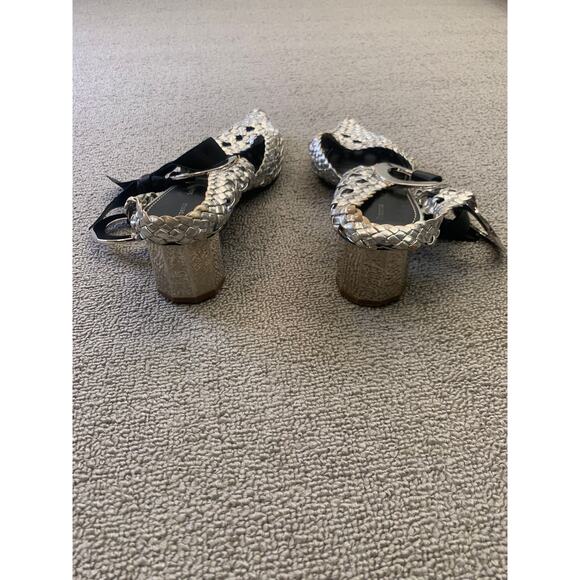 PROENZA SCHOULER Women 40.5 Silver Heel Shoes - Picture 3 of 16